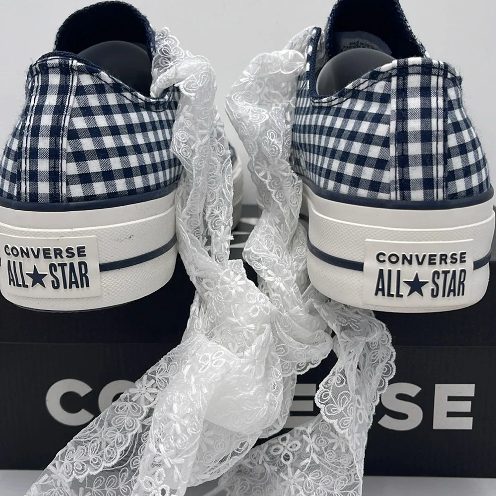 Converse WMNS CTAS Lift OX Sneakers Platform A13664C CTAS LIFT OX OBSIDIAN/WHITE